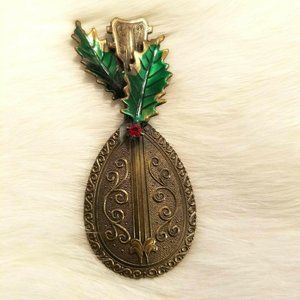 HOliday‎ Lute Banjo Ukulele Brooch 2271
